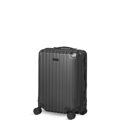 Kabinski putni kofer Scandinavia sa USB priključkom Voyage Carbon Series, 40 L, crni
