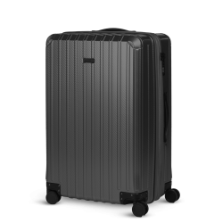 Scandinavia putni kofer Voyage Carbon Series, 90 L, crni