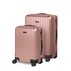 Set kabinskog i velikog kofera Scandinavia Voyage Prestige – 40 L + 60 L, roze