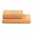 Peškiri su izrađeni od visoko upijajućeg pamuka i bambusovih vlakana. Bambus vlakna imaju još veću moć upijanja i stoga se brže suše. Tkanina u reljefnoj strukturi. Dimenzije: 50 x 100 cm i 70 x 140 cm. Boja dinje.