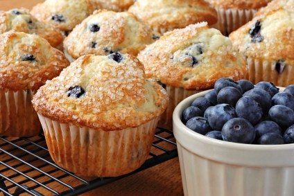 Recept za mafine od banana i borovnica – 174 kalorije