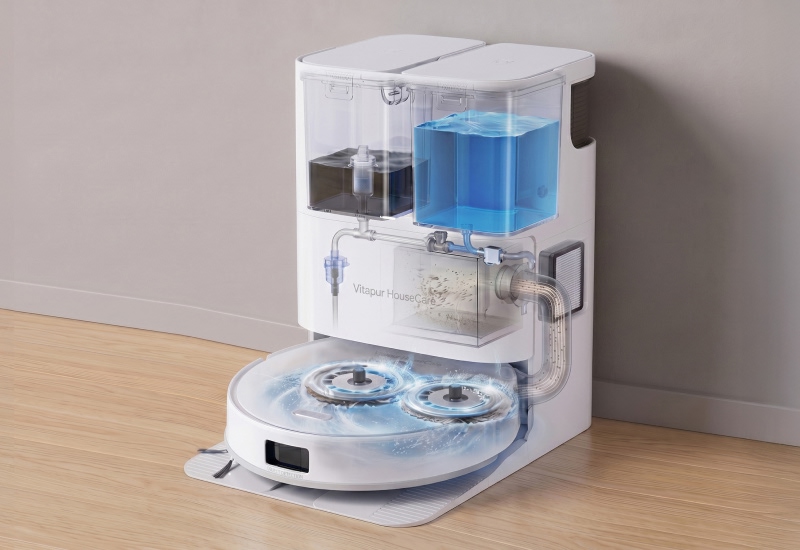 Stanica za automatsko čišćenje All-in-One-Station brine o svemu umesto vas.